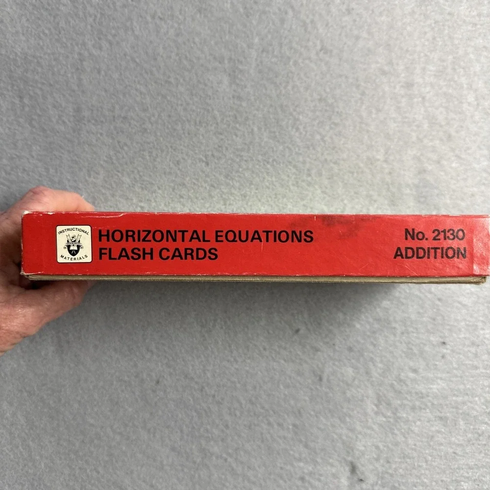 KENWORTHY Self-Teaching Multiplication  Flash Cards #2131 Vertical Equation VTG